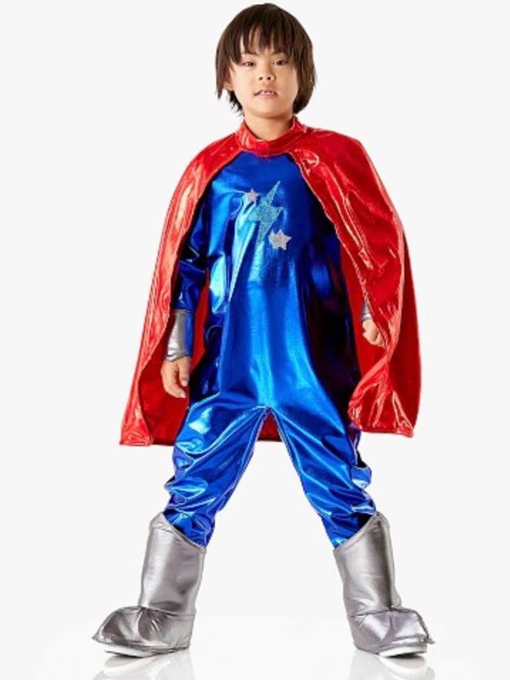 Pottery Barn Galaxy superhero lite up Halloween costume boy 3T